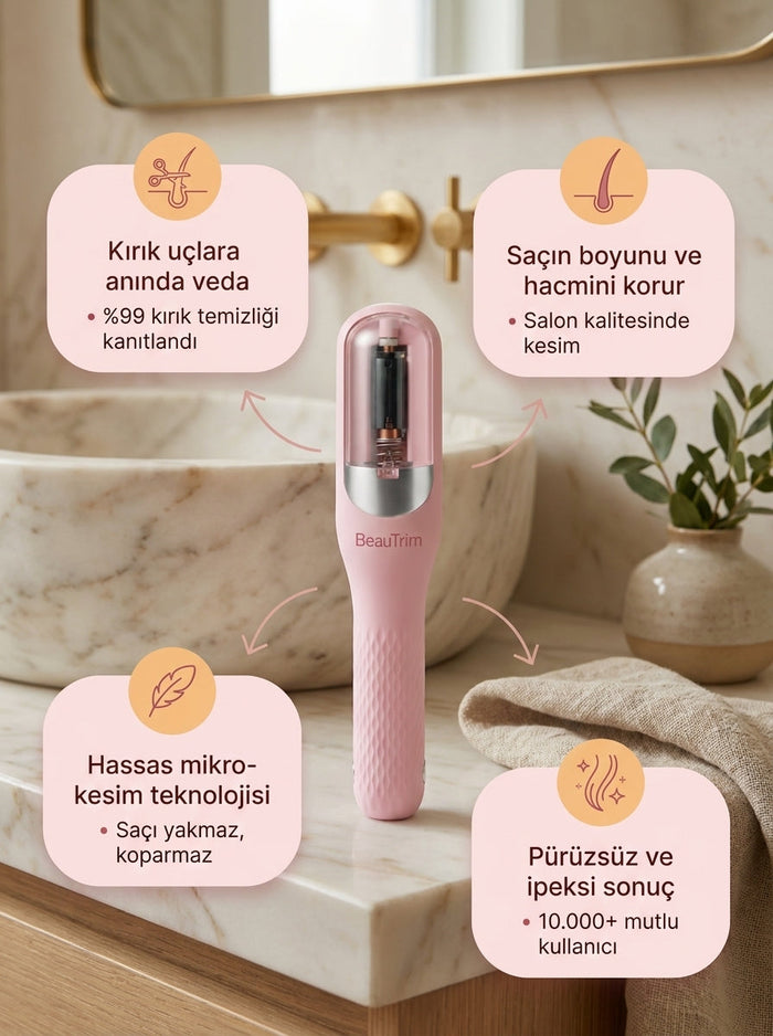 BeauTrim Saç Kırık Temizleme Cihazı 3