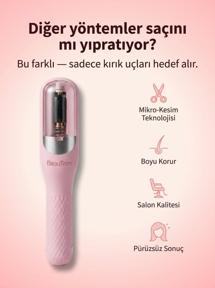 BeauTrim Saç Kırık Temizleme Cihazı 8